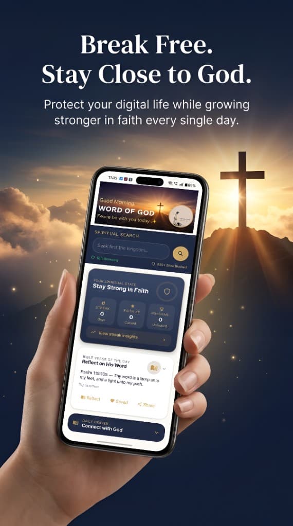 Purity Shield Pro — Home: Break free and stay close to God with streak, Faith XP, and safe browsing