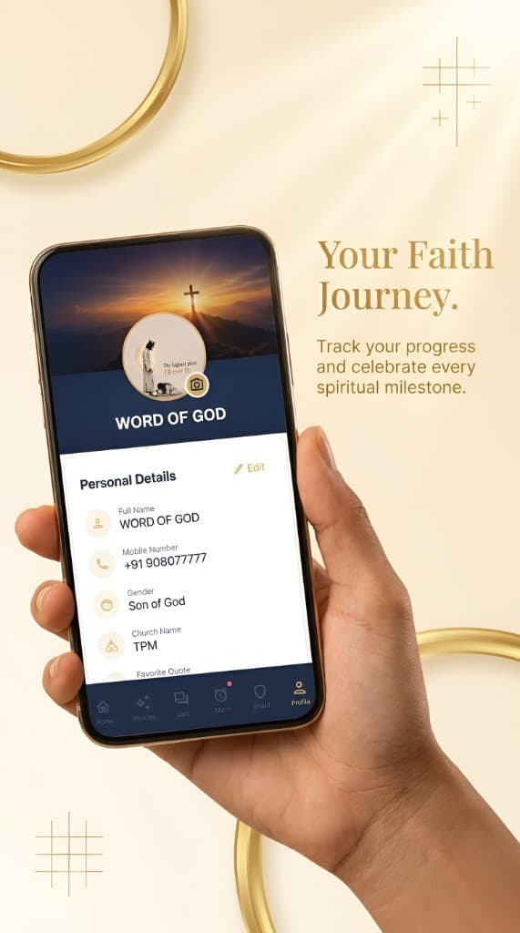 Purity Shield Pro — Profile and faith journey progress