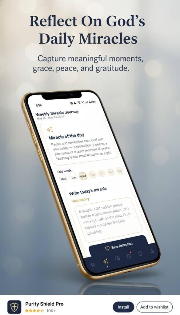 Purity Shield Pro — Weekly miracle journey to reflect on God's grace daily